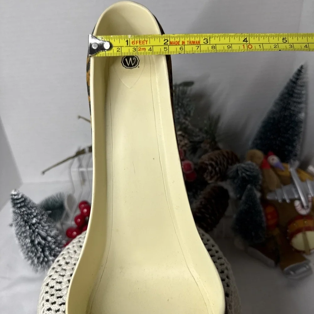 Wild Eye Designs Leopard Print High Heel Stiletto Shoe Wine Holder